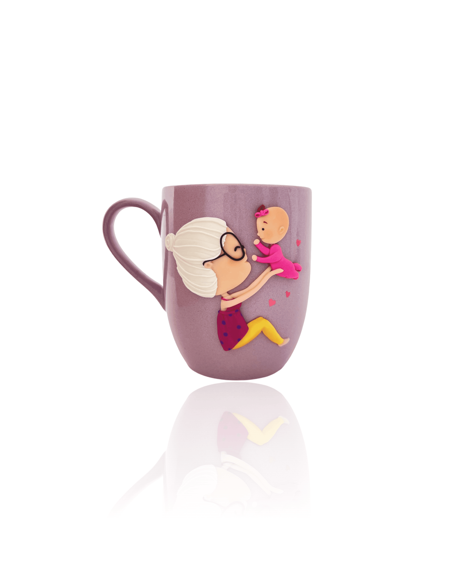 Mug Mère Bébé Fille - Cadeau Original et Unique Fête des Mères
