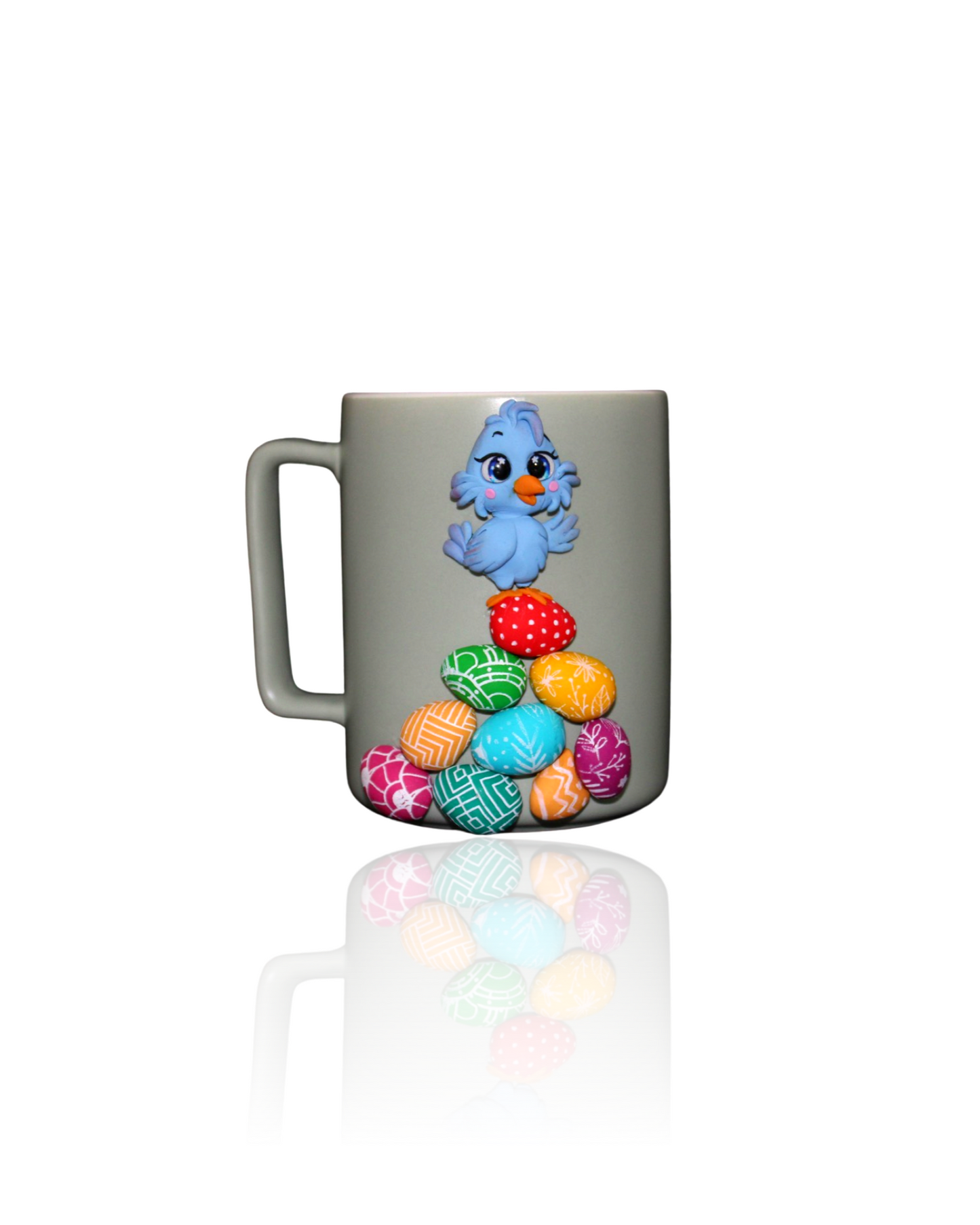 Mug personnalisé Œuf et Oiseau Pâques. Idée cadeau et décoration pour Pâques. Decobjet