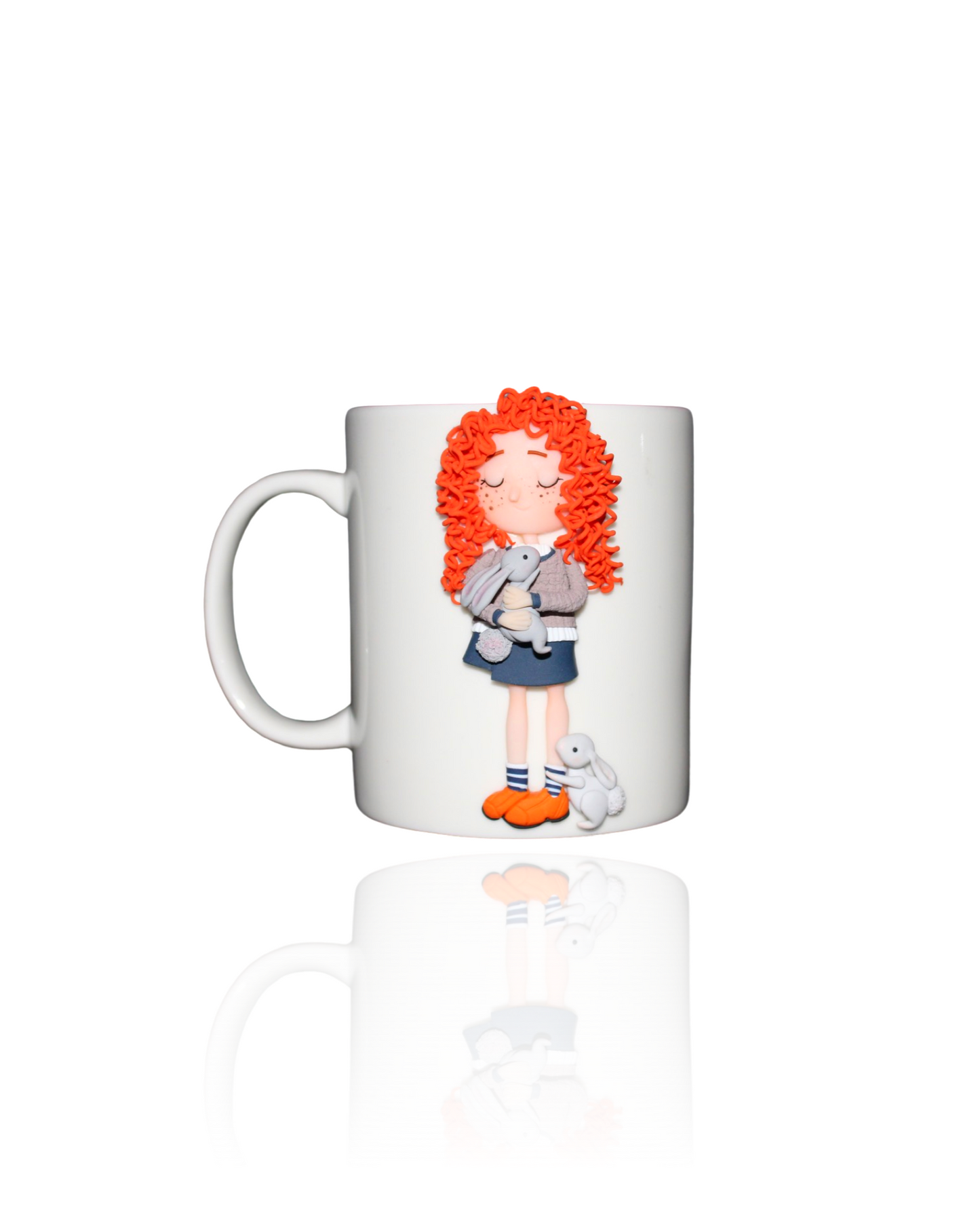 Mug Personnalisé Fille et ses Lapins