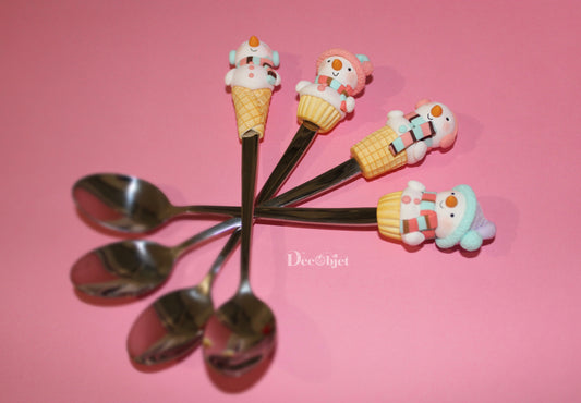 Petite Cuillère Personnalisée Bonhomme de neige