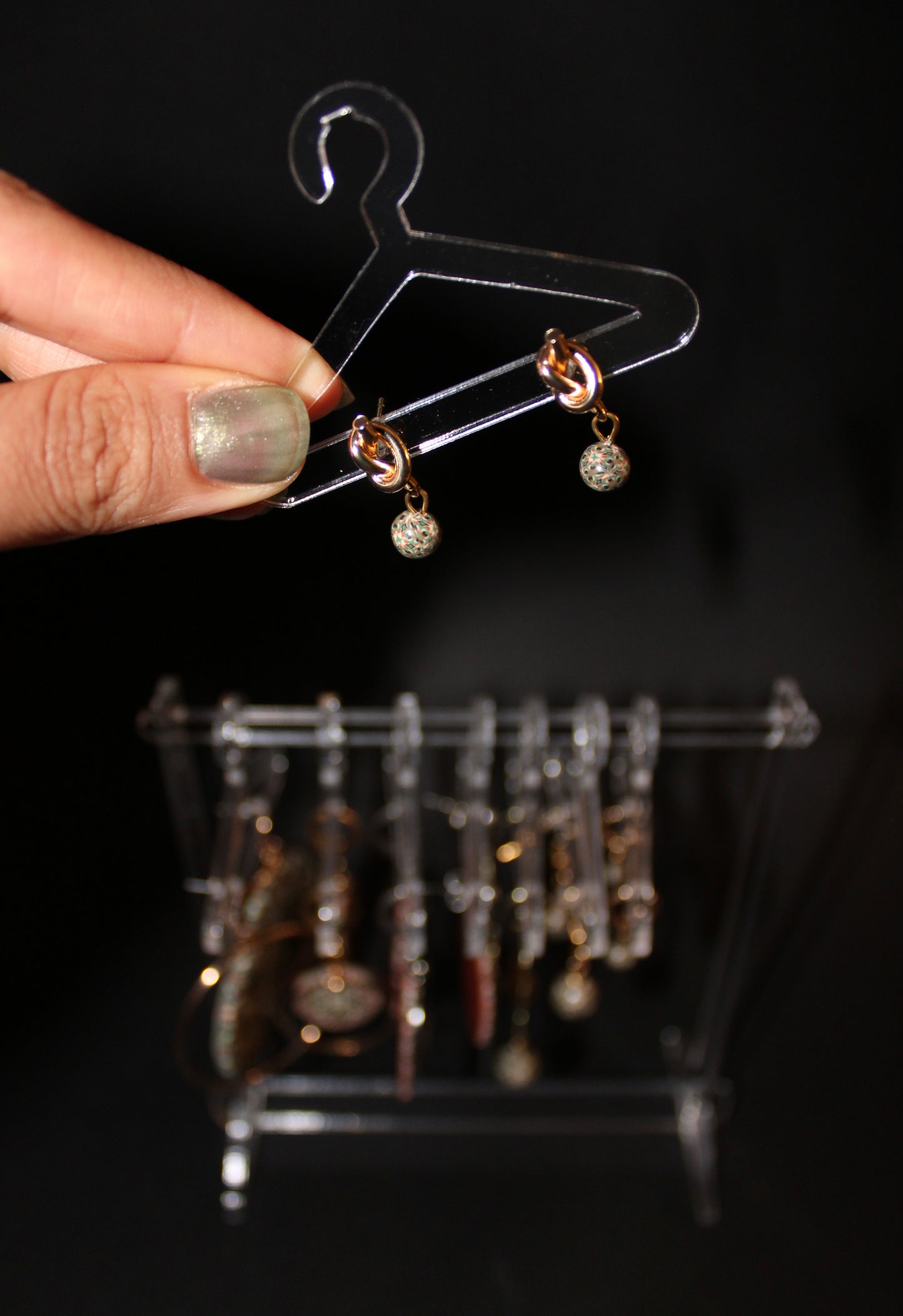 boucles d'oreilles fantaisies à motifs originales