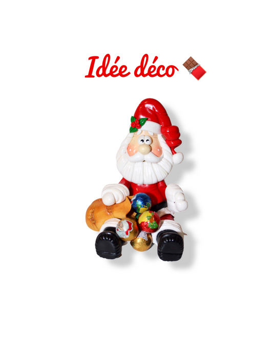 Père Noël Assis - Décoration de Noël