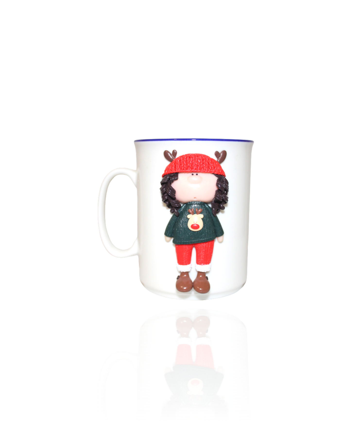 Mug de Noël Fille - Tasse de Noël