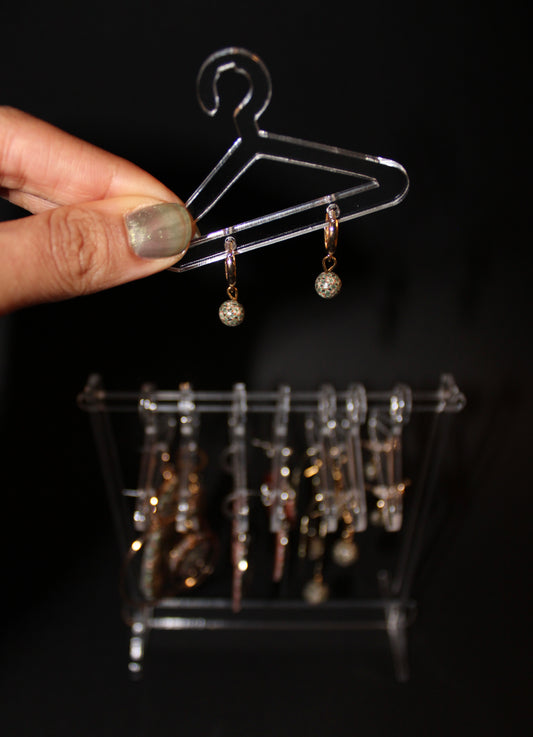 boucles d'oreilles créoles perlées originales et fantaisies