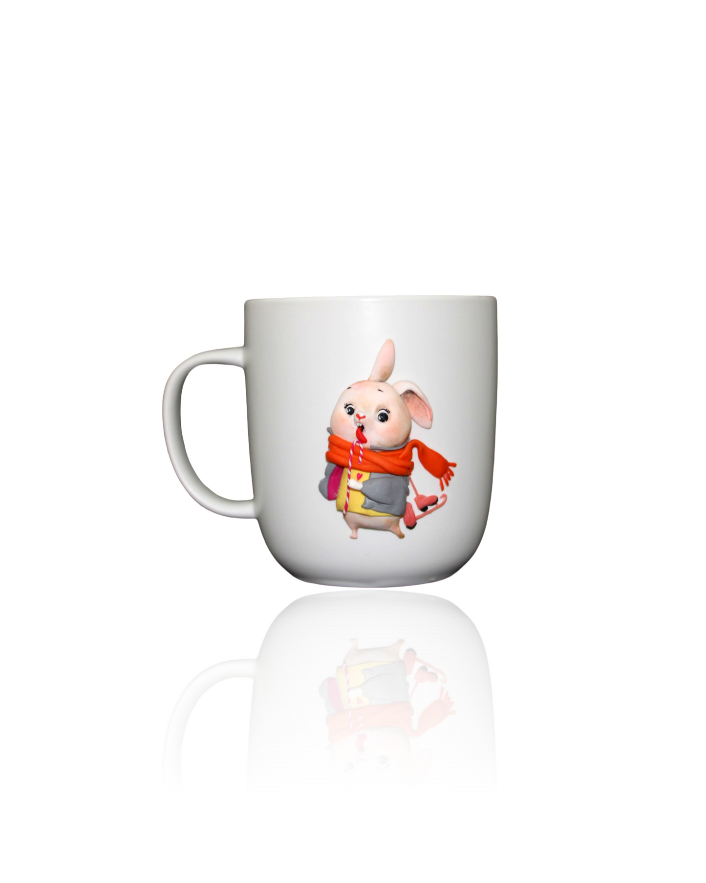 mug personnalisé blanc lapine