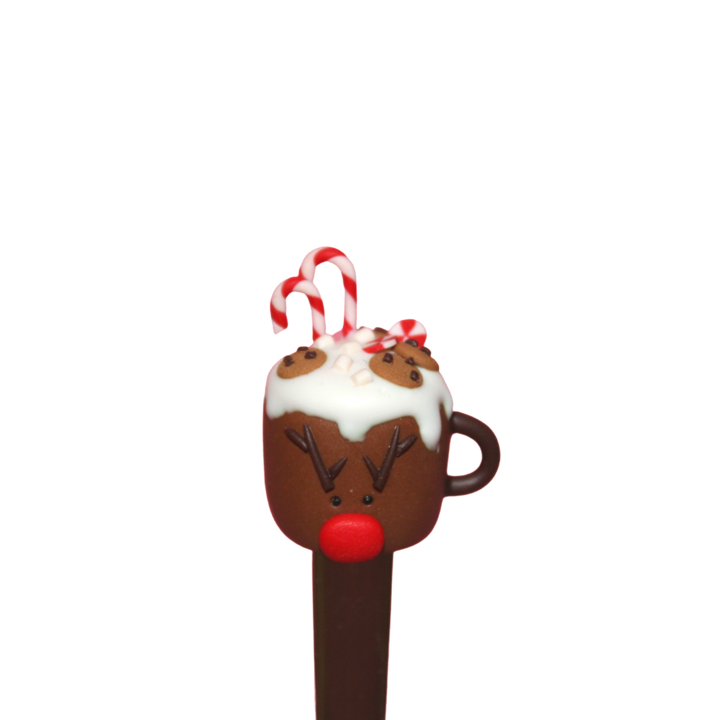 Petite Cuillère Personnalisée Renne de Noël et Cannes à sucre