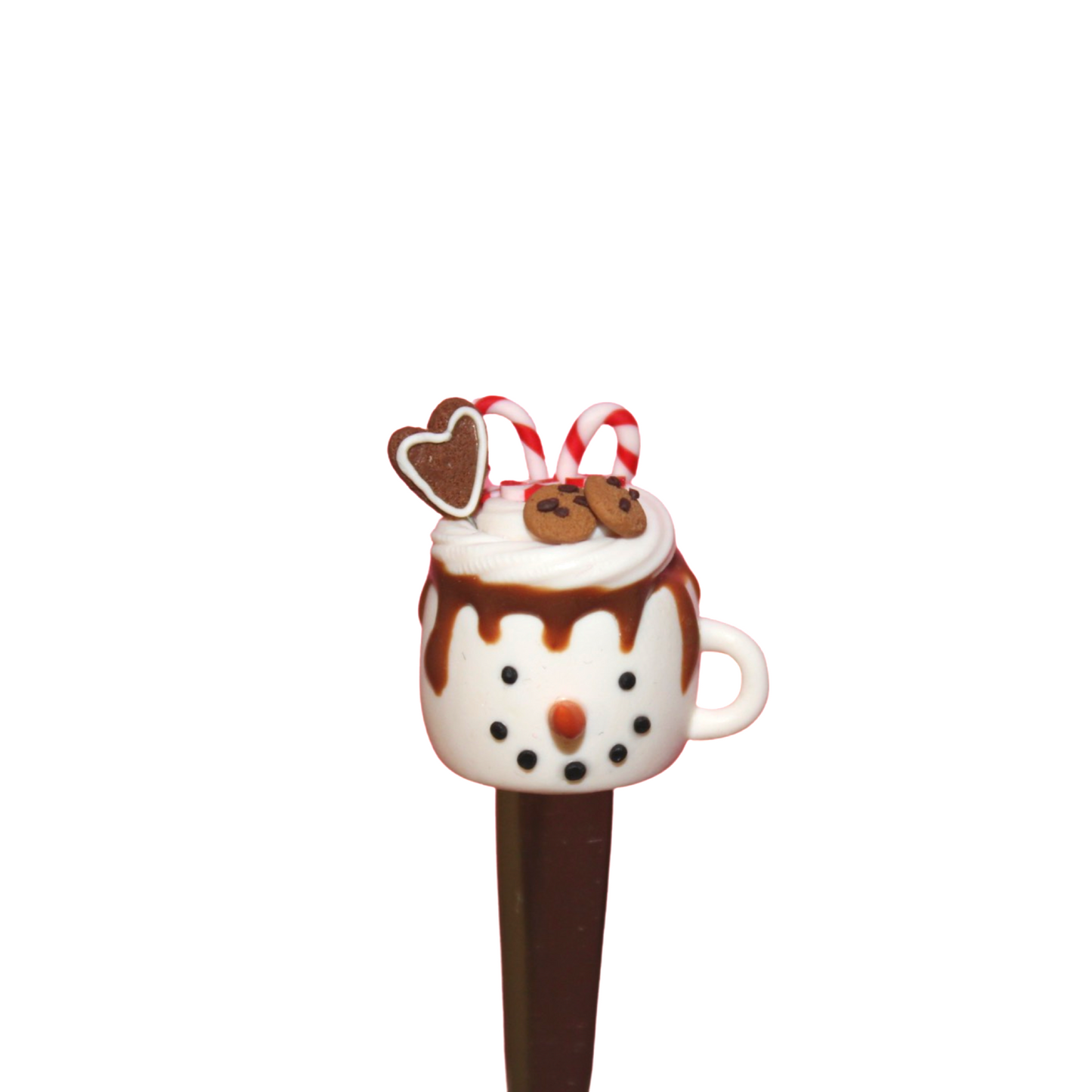 Petite Cuillère Personnalisée Bonhomme de neige Cannes à sucre