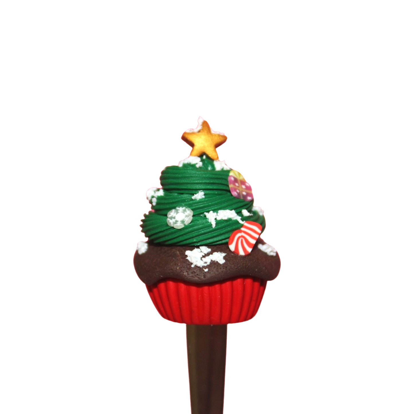 Petite Cuillère Personnalisée Cupcake Sapin de Noël