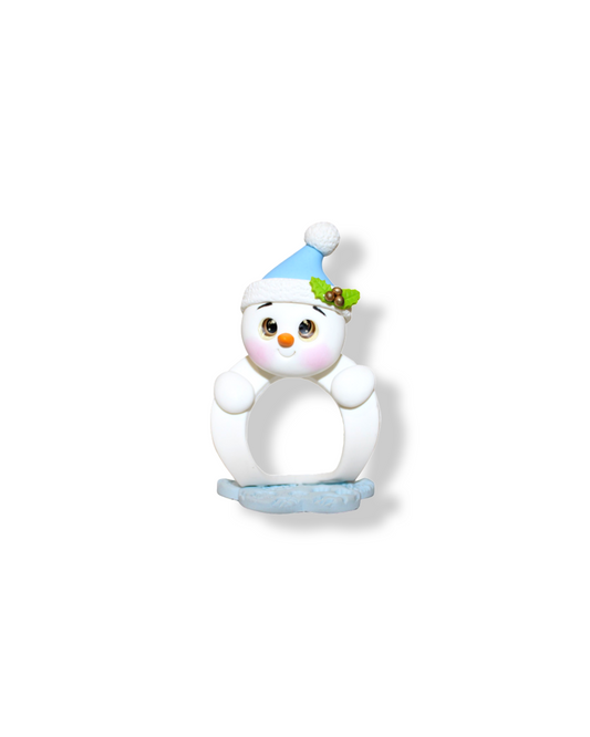 Porte-serviette de Table Bonhomme de neige - Décoration de Table de Noël